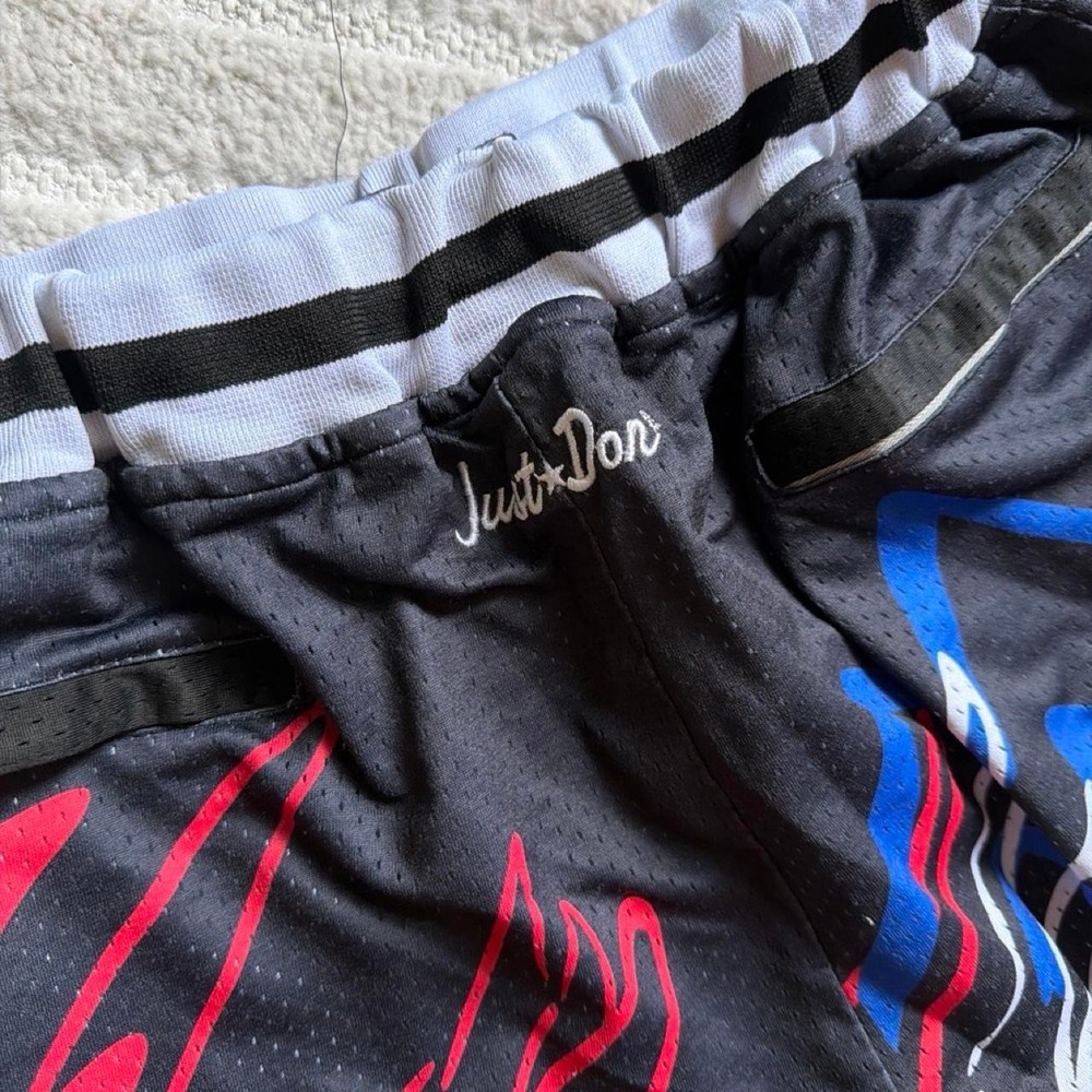 RARE Mitchell & Ness Just Don Chicago Bulls shorts size Large Highly Collectible - Picture 3 of 8